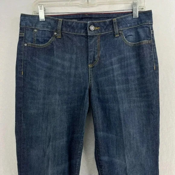 Talbots Jeans Women's Sz 30 Blue Signature Boot Mid-Rise Stretch Denim - Picture 6 of 13